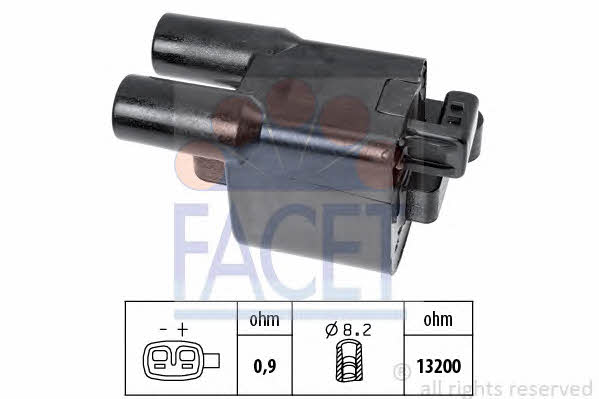 Facet 9.6479 Ignition coil 96479: Buy near me in Poland at 2407.PL - Good price!