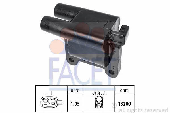 Facet 9.6480 Ignition coil 96480: Buy near me in Poland at 2407.PL - Good price!