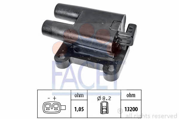 Facet 9.6487 Ignition coil 96487: Buy near me in Poland at 2407.PL - Good price!