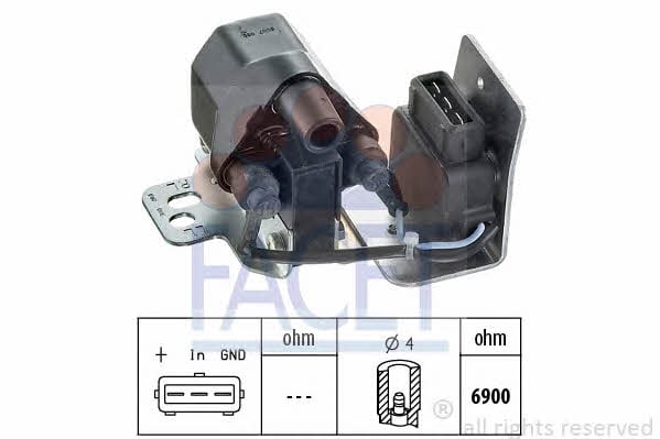 Facet 9.8007 Ignition coil 98007: Buy near me in Poland at 2407.PL - Good price!