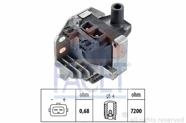 Facet 9.8106 Ignition coil 98106: Buy near me in Poland at 2407.PL - Good price!