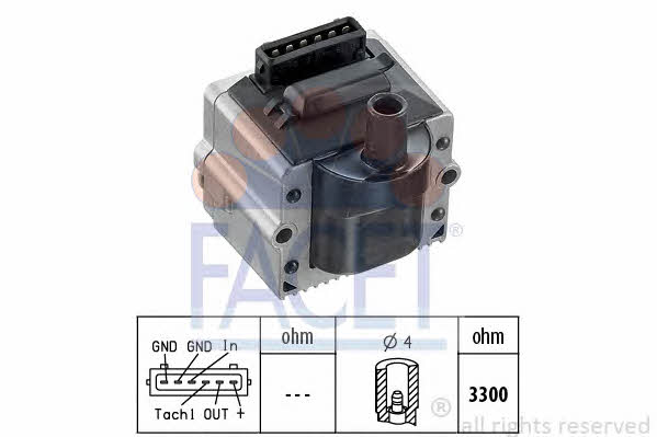 Facet 9.8116 Ignition coil 98116: Buy near me in Poland at 2407.PL - Good price!