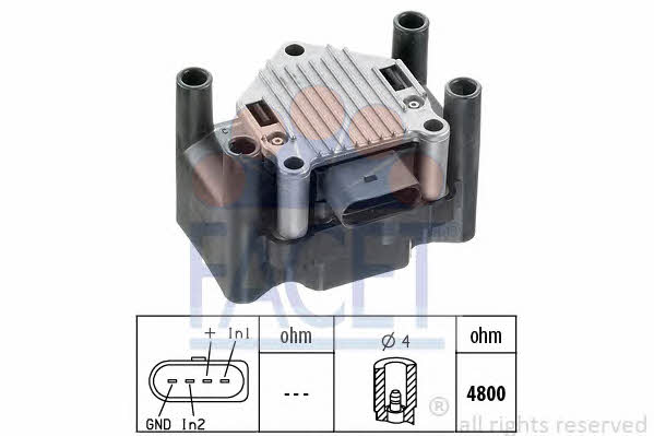Facet 9.8120 Ignition coil 98120: Buy near me in Poland at 2407.PL - Good price!