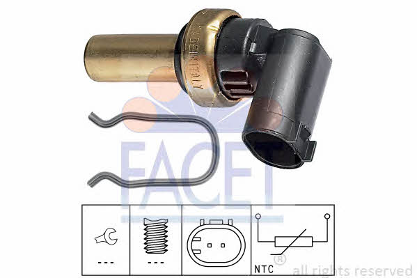 Facet 7.3324 Coolant temperature sensor 73324: Buy near me at 2407.PL in Poland at an Affordable price!