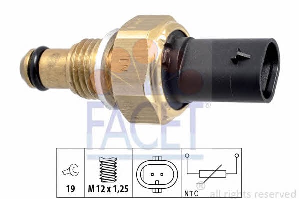 Facet 7.3338 Coolant temperature sensor 73338: Buy near me at 2407.PL in Poland at an Affordable price!