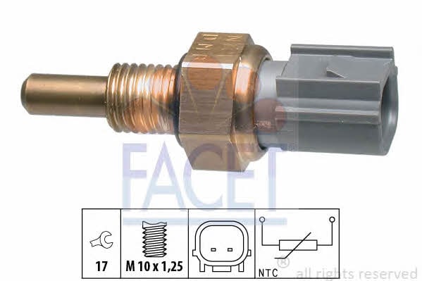 Facet 7.3347 Coolant temperature sensor 73347: Buy near me at 2407.PL in Poland at an Affordable price!