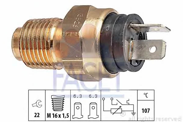 Facet 7.3526 Coolant temperature sensor 73526: Buy near me at 2407.PL in Poland at an Affordable price!