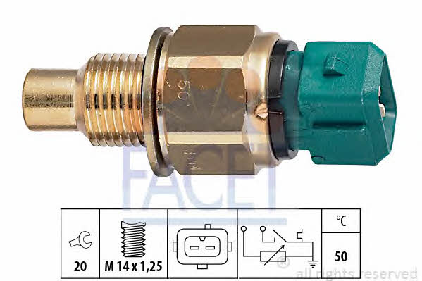 Facet 7.3554 Coolant temperature sensor 73554: Buy near me at 2407.PL in Poland at an Affordable price!