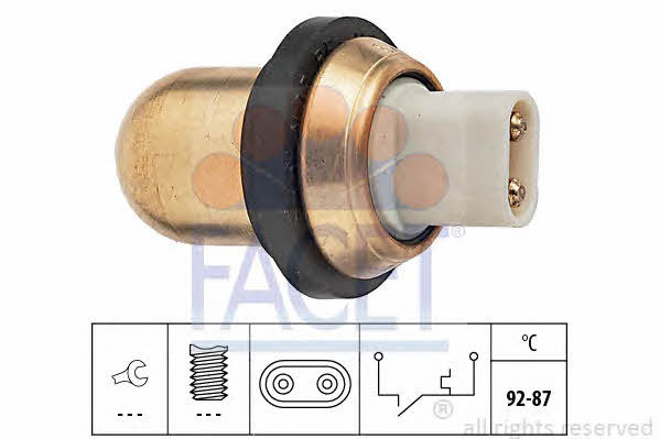 Facet 7.5038 Fan switch 75038: Buy near me in Poland at 2407.PL - Good price!