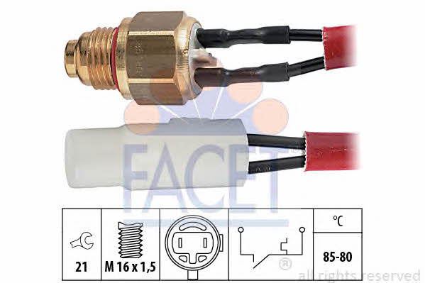 Facet 7.5065 Fan switch 75065: Buy near me at 2407.PL in Poland at an Affordable price!