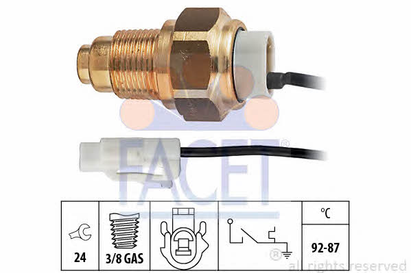 Facet 7.5163 Fan switch 75163: Buy near me in Poland at 2407.PL - Good price!