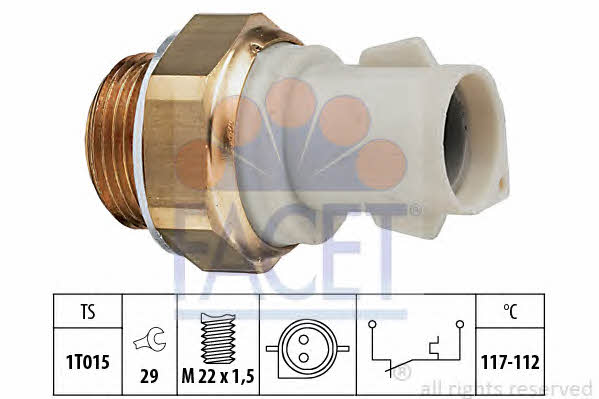 Facet 7.5166 Fan switch 75166: Buy near me in Poland at 2407.PL - Good price!