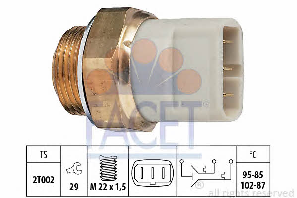 Facet 7.5605 Fan switch 75605: Buy near me in Poland at 2407.PL - Good price!