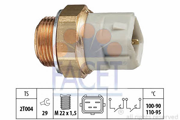 Facet 7.5624 Fan switch 75624: Buy near me in Poland at 2407.PL - Good price!