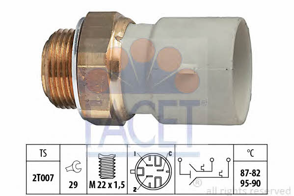 Facet 7.5645 Fan switch 75645: Buy near me in Poland at 2407.PL - Good price!