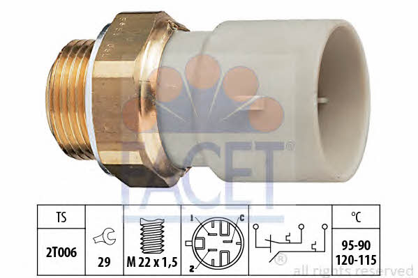 Facet 7.5655 Fan switch 75655: Buy near me in Poland at 2407.PL - Good price!