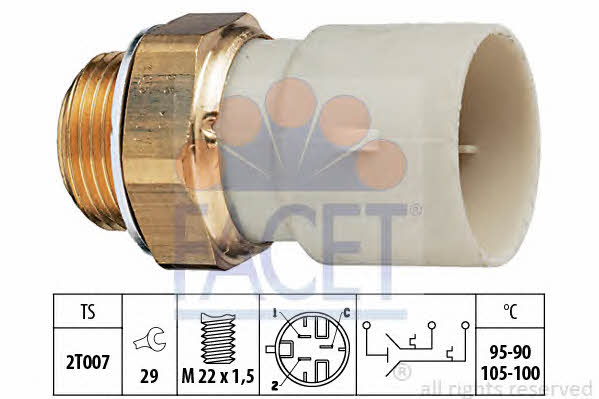 Facet 7.5688 Fan switch 75688: Buy near me in Poland at 2407.PL - Good price!