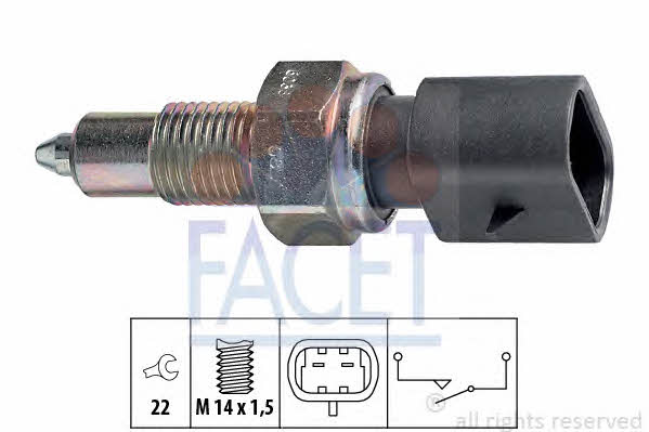 Facet 7.6038 Reverse gear sensor 76038: Buy near me in Poland at 2407.PL - Good price!