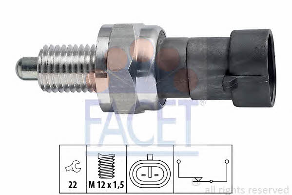 Facet 7.6109 Reverse gear sensor 76109: Buy near me at 2407.PL in Poland at an Affordable price!