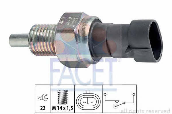 Facet 7.6117 Reverse gear sensor 76117: Buy near me in Poland at 2407.PL - Good price!