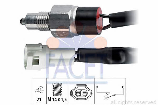 Facet 7.6119 Reverse gear sensor 76119: Buy near me in Poland at 2407.PL - Good price!