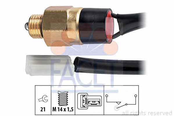 Facet 7.6121 Reverse gear sensor 76121: Buy near me in Poland at 2407.PL - Good price!