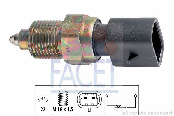 Facet 7.6138 Reverse light switch 76138: Buy near me in Poland at 2407.PL - Good price!