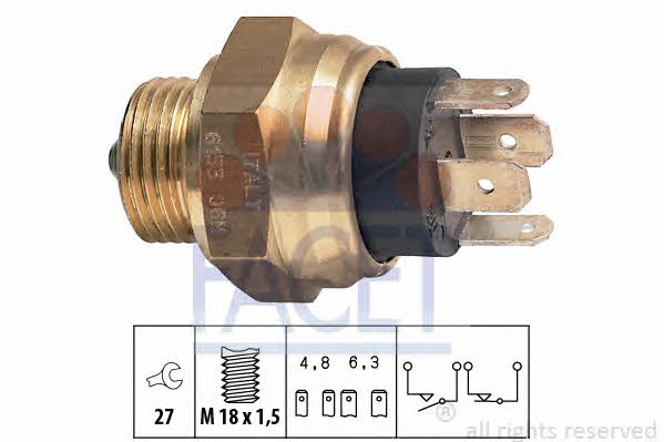Facet 7.6153 Reverse gear sensor 76153: Buy near me at 2407.PL in Poland at an Affordable price!