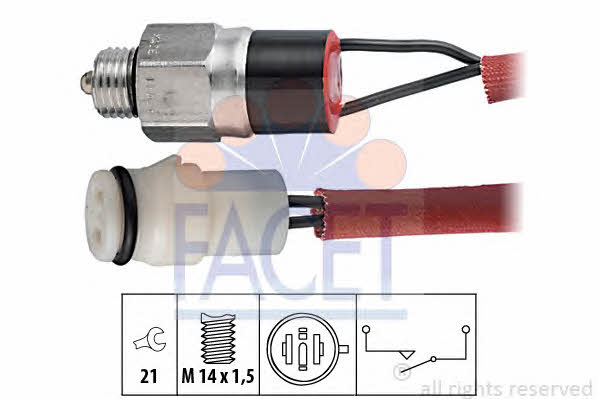 Facet 7.6159 Reverse gear sensor 76159: Buy near me in Poland at 2407.PL - Good price!