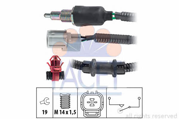 Facet 7.6175 Reverse gear sensor 76175: Buy near me in Poland at 2407.PL - Good price!