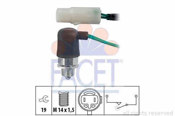 Facet 7.6179 Reverse gear sensor 76179: Buy near me at 2407.PL in Poland at an Affordable price!