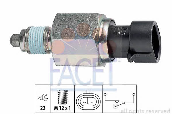 Facet 7.6196 Reverse gear sensor 76196: Buy near me in Poland at 2407.PL - Good price!