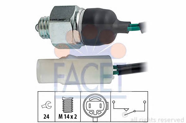 Facet 7.6206 Reverse gear sensor 76206: Buy near me in Poland at 2407.PL - Good price!
