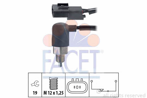 Facet 7.6211 Reverse gear sensor 76211: Buy near me at 2407.PL in Poland at an Affordable price!