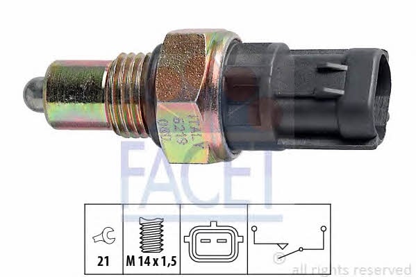 Facet 7.6219 Reverse gear sensor 76219: Buy near me in Poland at 2407.PL - Good price!