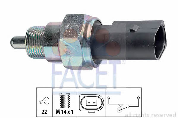Facet 7.6238 Reverse gear sensor 76238: Buy near me in Poland at 2407.PL - Good price!