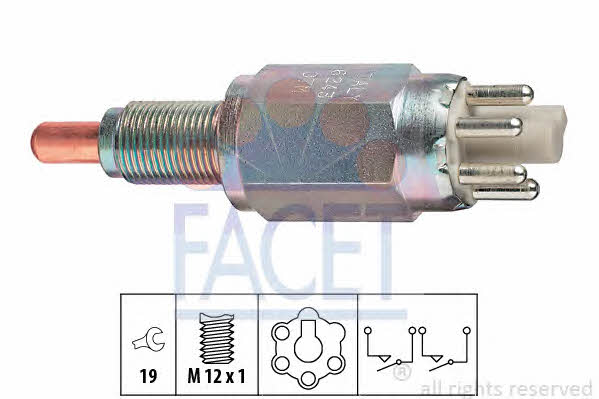 Facet 7.6243 Reverse gear sensor 76243: Buy near me in Poland at 2407.PL - Good price!