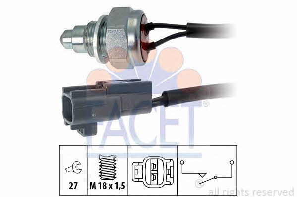 Facet 7.6259 Reverse gear sensor 76259: Buy near me in Poland at 2407.PL - Good price!