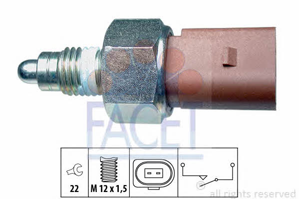 Facet 7.6266 Reverse gear sensor 76266: Buy near me in Poland at 2407.PL - Good price!