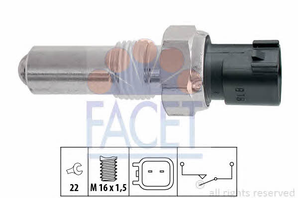 Facet 7.6283 Reverse gear sensor 76283: Buy near me in Poland at 2407.PL - Good price!