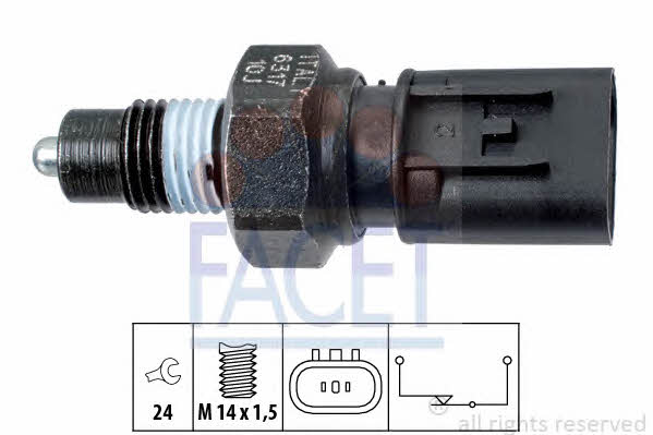 Facet 7.6317 Reverse light switch 76317: Buy near me in Poland at 2407.PL - Good price!