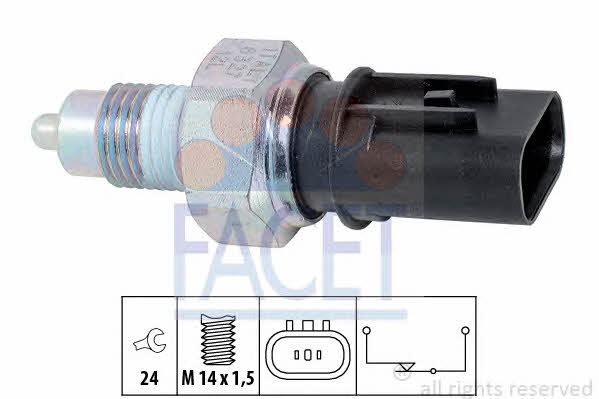 Facet 7.6327 Reverse gear sensor 76327: Buy near me in Poland at 2407.PL - Good price!