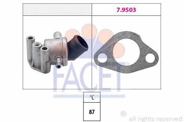 Facet 7.8106 Thermostat, coolant 78106: Buy near me in Poland at 2407.PL - Good price!