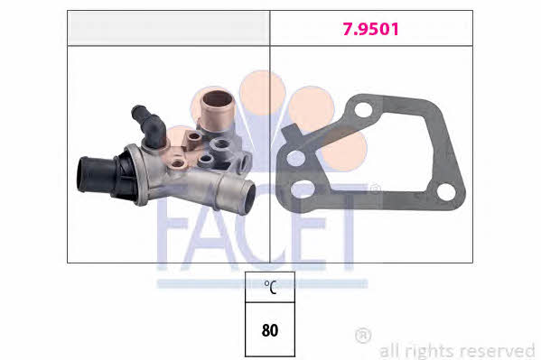 Facet 7.8153 Termostat, środek chłodzący 78153: Dobra cena w Polsce na 2407.PL - Kup Teraz!