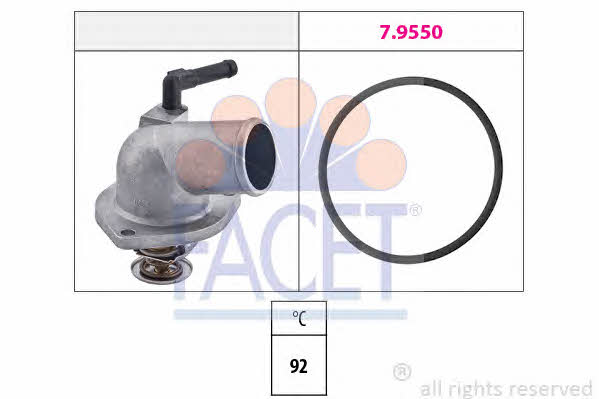 Facet 7.8157 Thermostat, coolant 78157: Buy near me in Poland at 2407.PL - Good price!