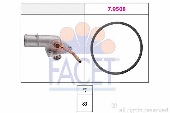 Facet 7.8164 Thermostat, coolant 78164: Buy near me in Poland at 2407.PL - Good price!