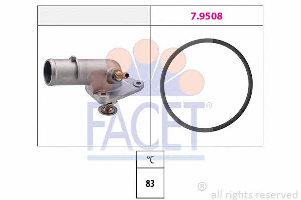 Facet 7.8166 Thermostat, coolant 78166: Buy near me in Poland at 2407.PL - Good price!