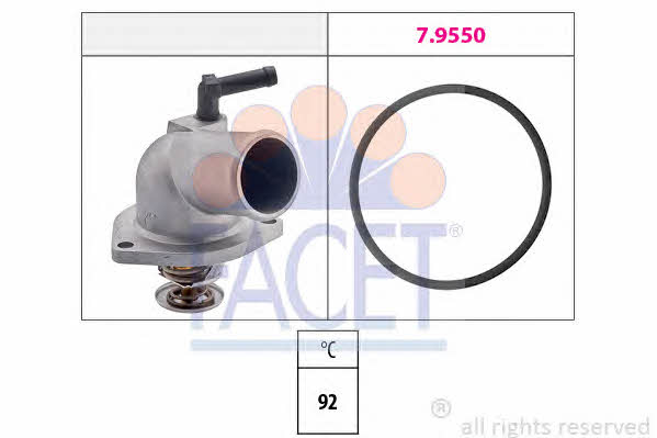 Facet 7.8174 Thermostat, coolant 78174: Buy near me at 2407.PL in Poland at an Affordable price!