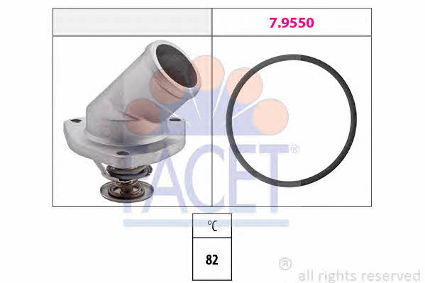 Facet 7.8199 Thermostat, coolant 78199: Buy near me in Poland at 2407.PL - Good price!