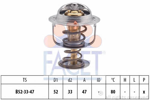 Facet 7.8205S Thermostat, coolant 78205S: Buy near me in Poland at 2407.PL - Good price!
